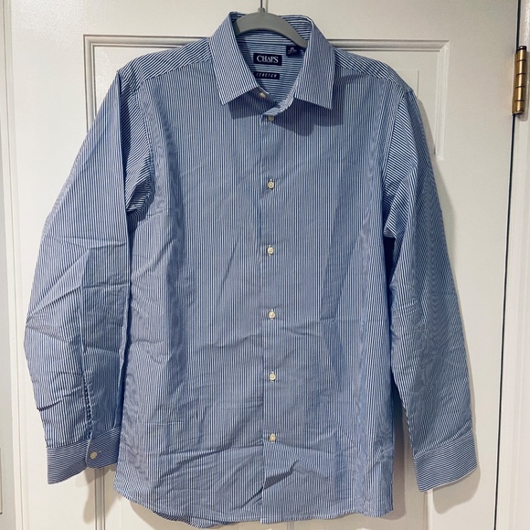 Chaps Boys’ Stretch Button-Down Dress Shirt – Size XL (18–20) - Picture 1 of 6